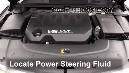 2013 Cadillac XTS 3.6L V6 Power Steering Fluid Add Fluid